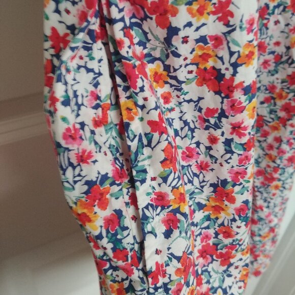 Old Navy Floral Print Puff Sleeve Dress - Multicolor - Picture 3 of 12